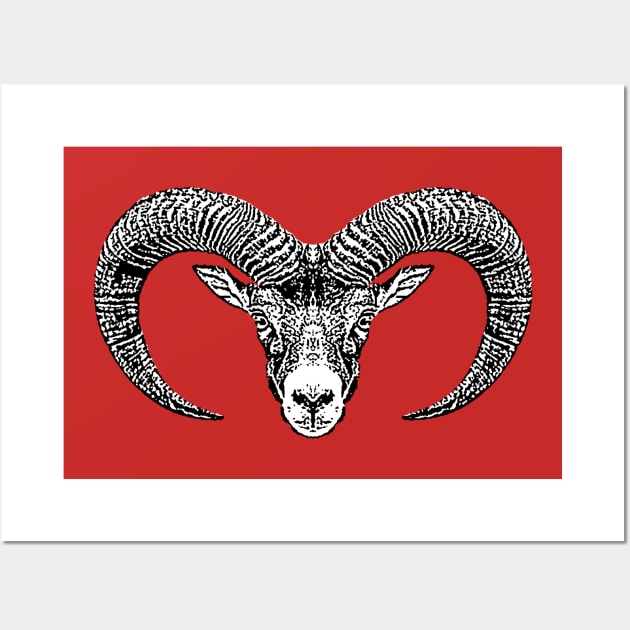 Bighorn Sheep Wall Art by childofthecorn